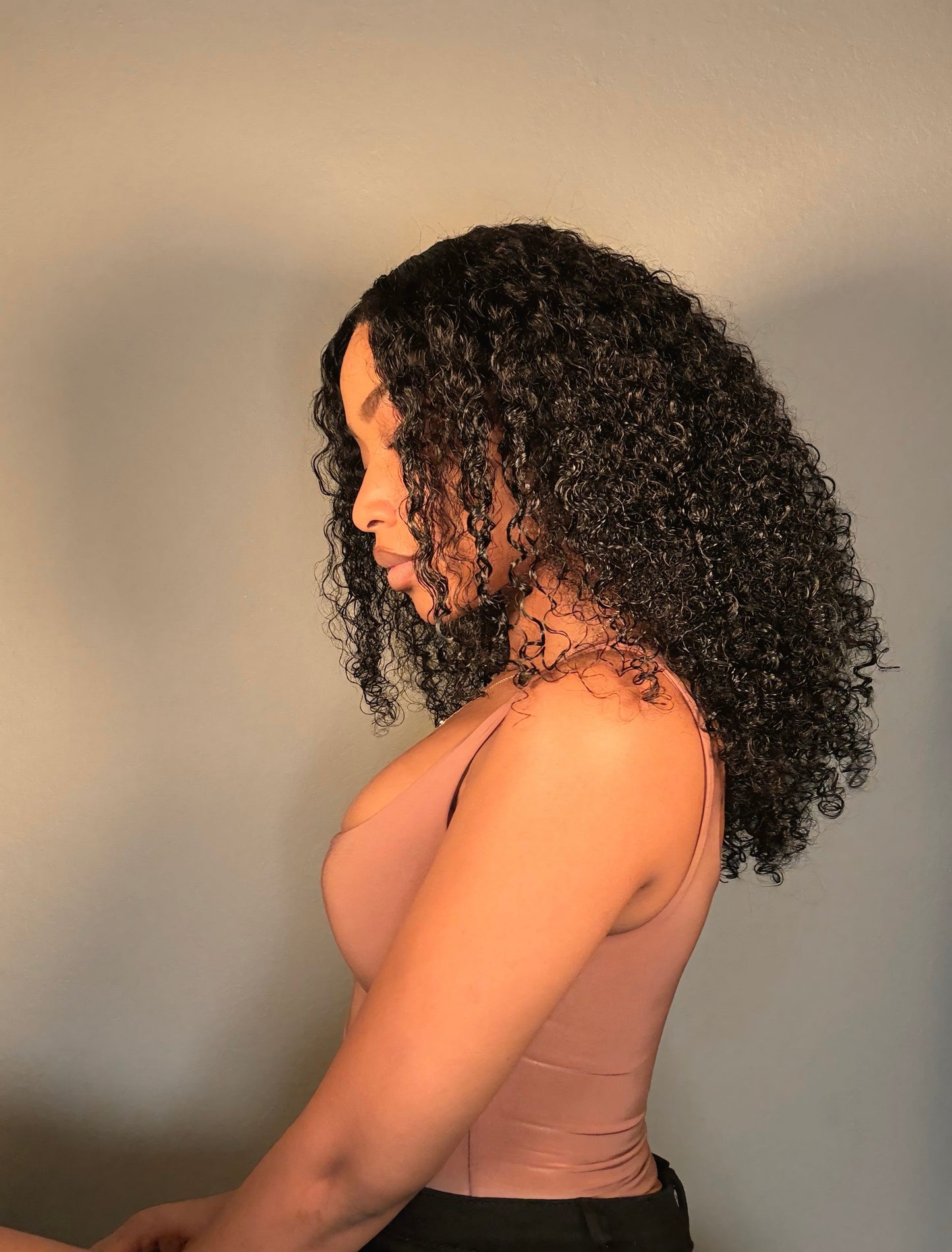 13X4 Transparent Lace Front Wigs Burmese Curl- 100% Human Hair