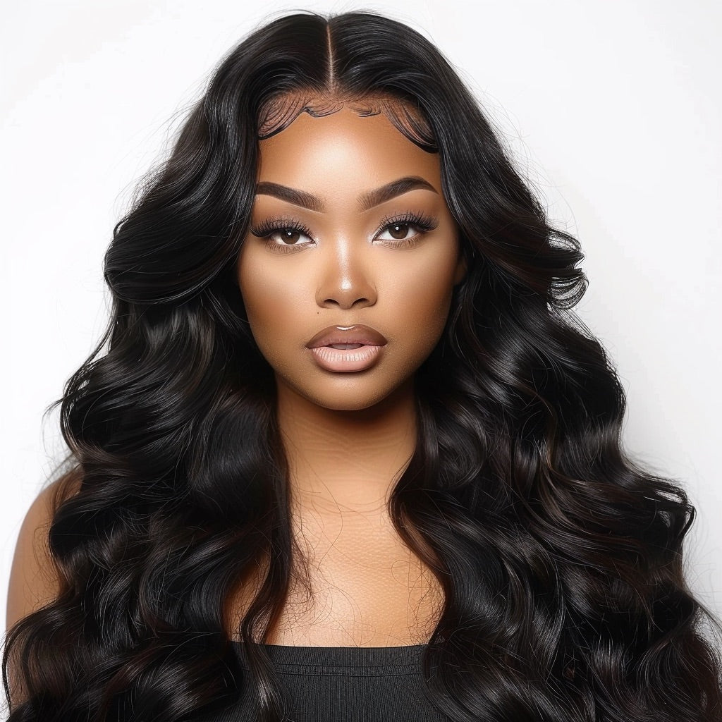 6x6 HD Body Wave Wig – 100% Human Hair, 18 Inch
