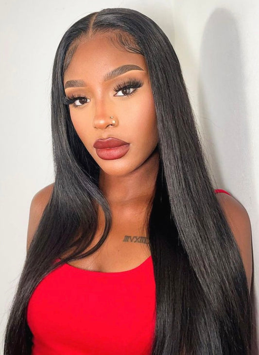 24-inch 6x6 HD Lace Wig – Straight, 100% Human Hair