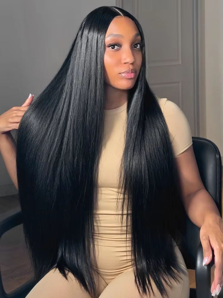 32-inch 6x6 HD Lace Wig – Straight, 100% Human Hair