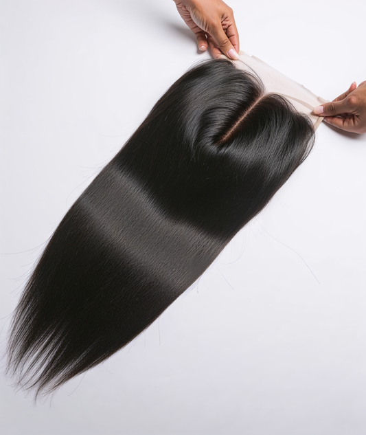 6x6 HD Lace Closure – Pre-Plucked, 100% Human Hair