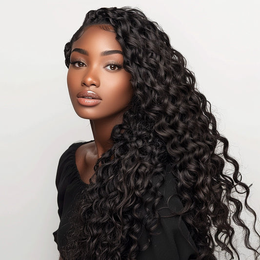 Bouncy Curl V Part Wig – Natural Curls - 100% Human Hair