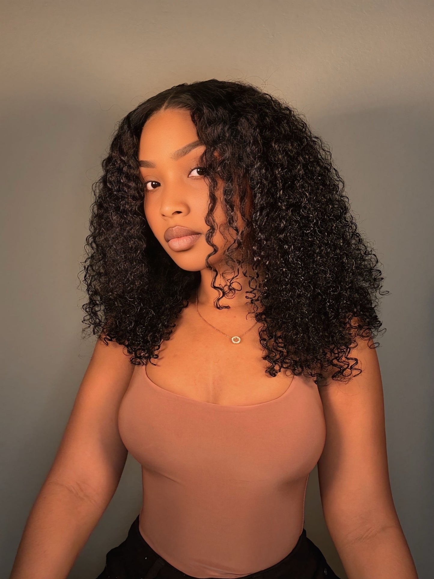 13X4 Transparent Lace Front Wigs Burmese Curl- 100% Human Hair