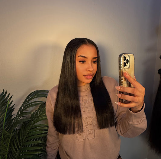 Raw Indian Hair 20 inch straight texture